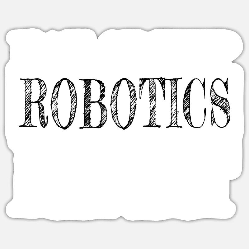 Engineering Colony present idea sci fi build - Sticker size S (10 x 10 cm) - white matte