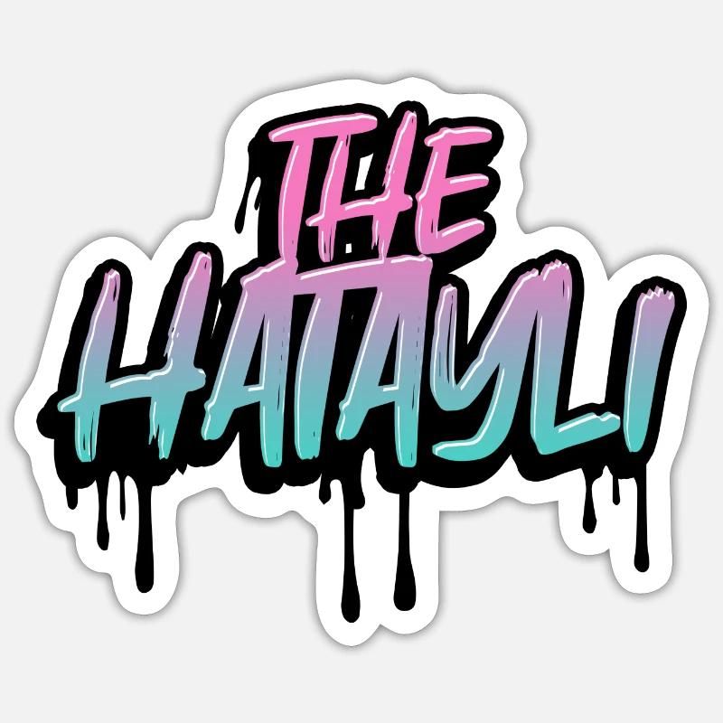 Le Hatayli - Sticker taille S (10 x 10 cm) - blanc mat
