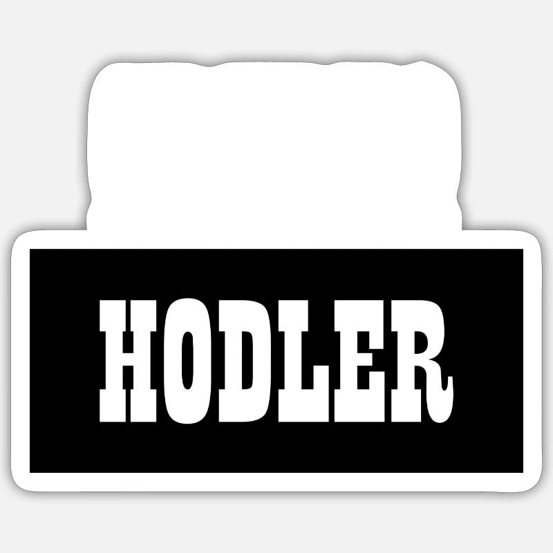 Bitcoin Trading Crypto Stocks - Sticker taille S (10 x 10 cm) - blanc mat