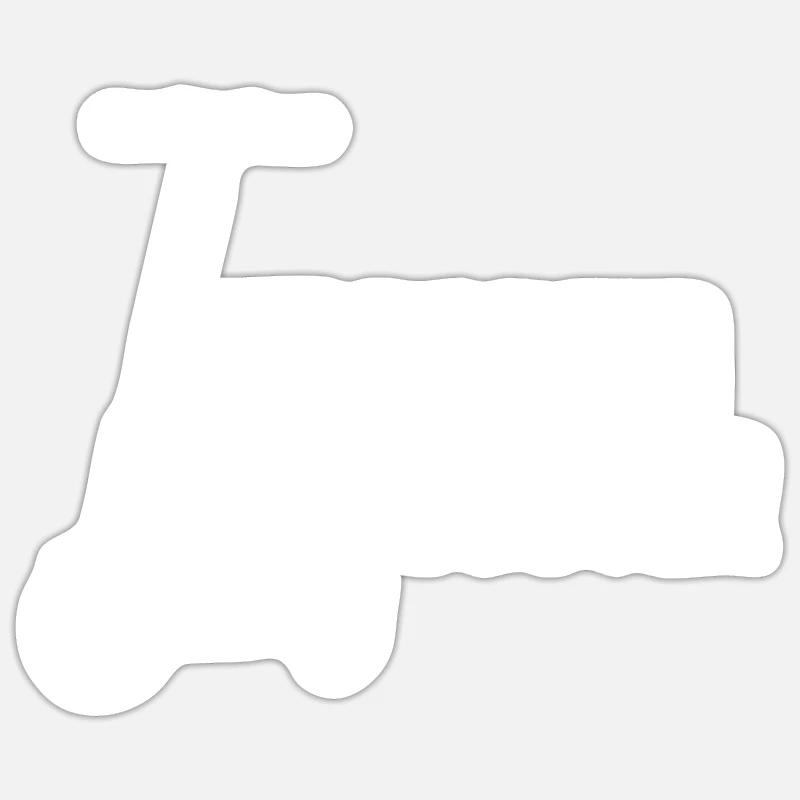 E-Scooter E-Roller Scooter Sticker taille S (10 x 10 cm)
