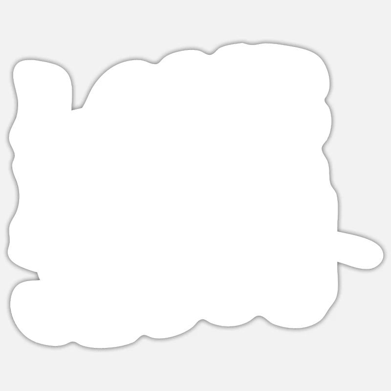 Aimer comme Jésus - Sticker taille S (10 x 10 cm) - blanc mat