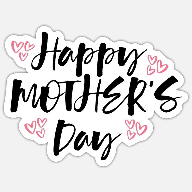 Muttertag Mama Mutterschaft Geschenk Mama Mama Sticker Größe S (10 x 10 cm)