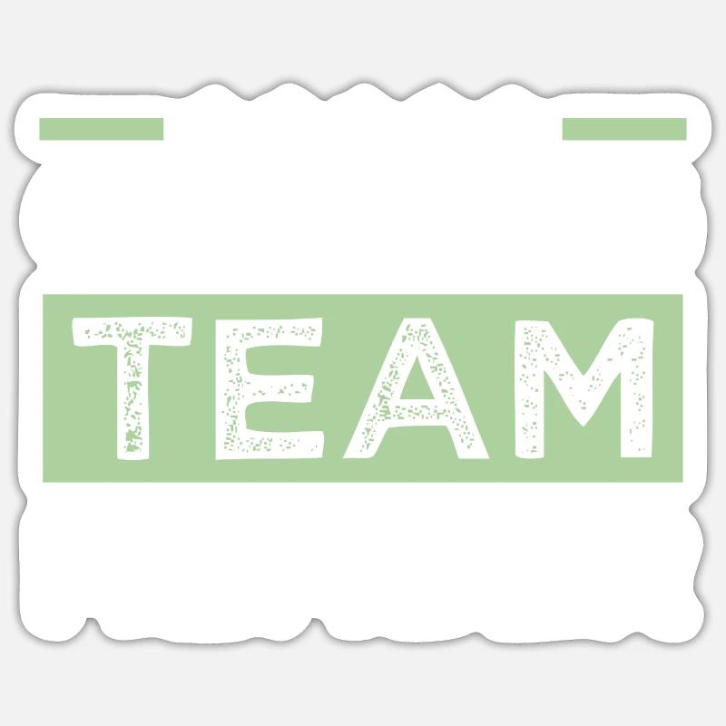 Cooking Team - Sticker size S (10 x 10 cm) - white matte