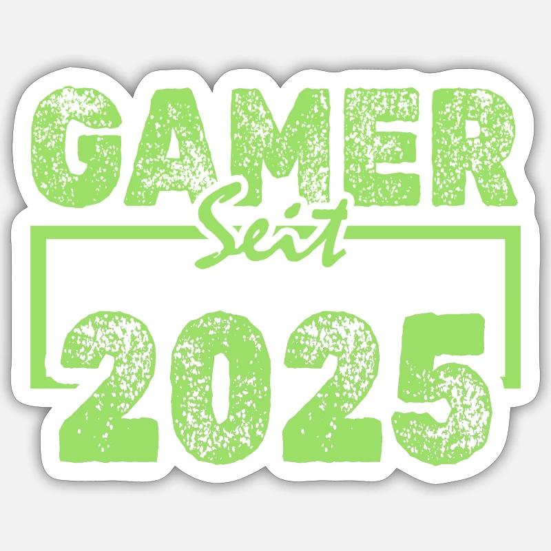 Nerd 2025 - Sticker Größe S (10 x 10 cm) - Mattweiß