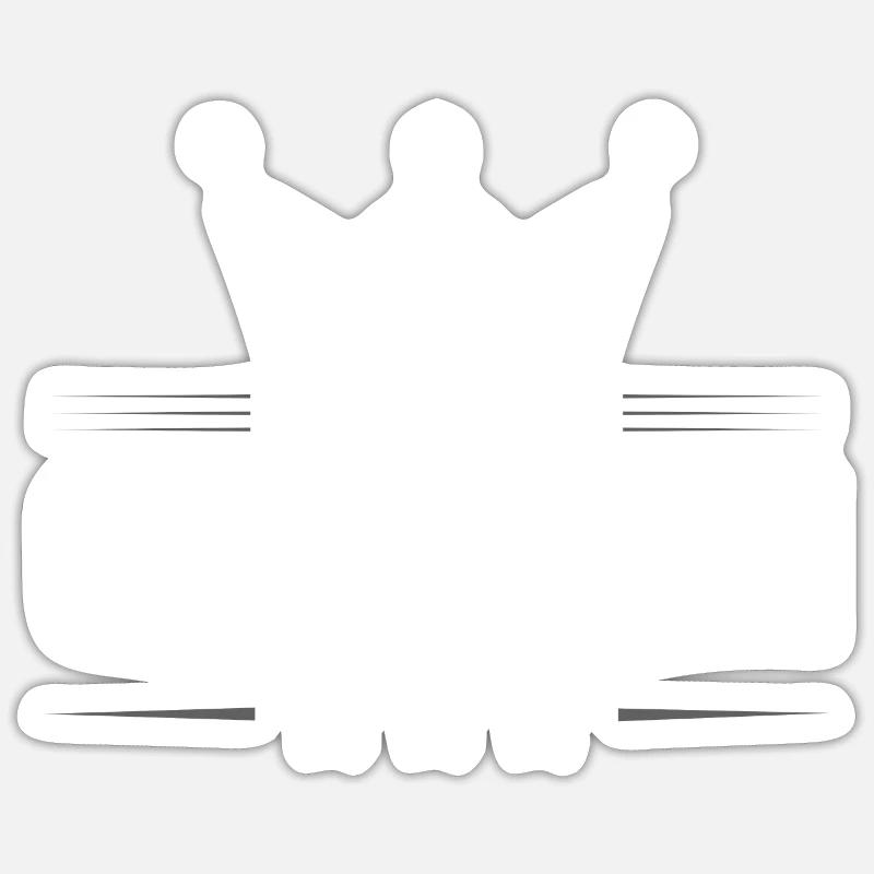 Chefkoch Kochen - Sticker Größe S (10 x 10 cm) - Mattweiß