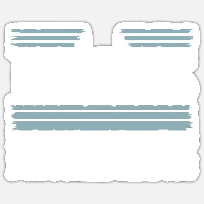 Happy Statement Pride Peace Fun Cool Sticker size S (10 x 10 cm)