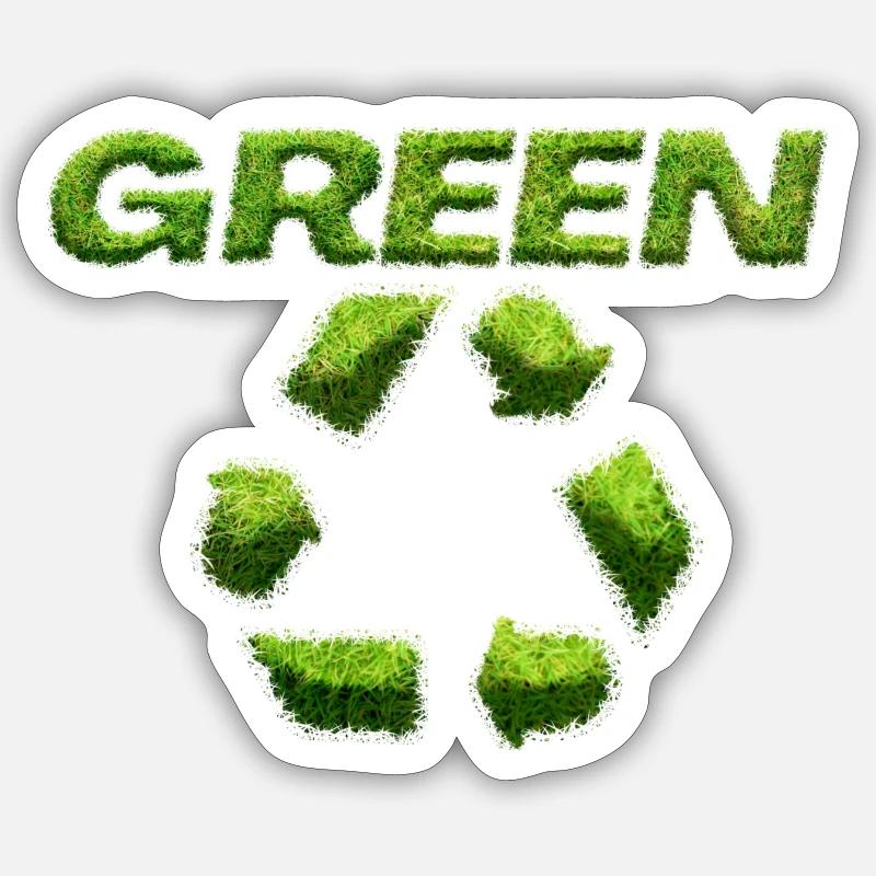 Green Grass Sticker size S (10 x 10 cm)