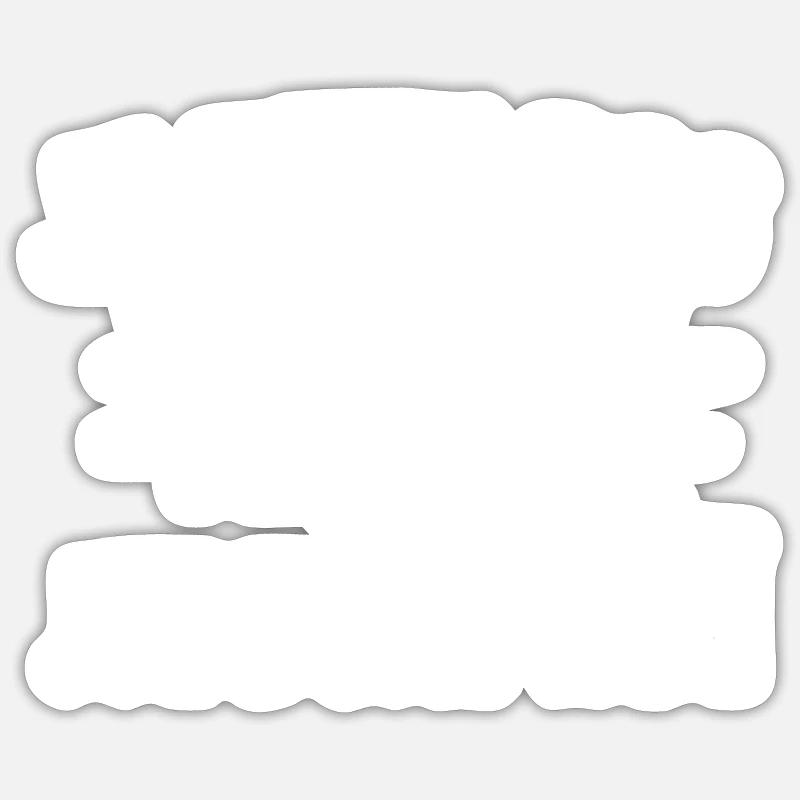 je peux pas j'ai boxe thaï - Sticker taille S (10 x 10 cm) - blanc mat