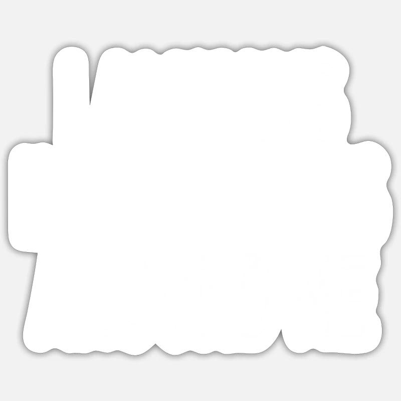 happy computer funny sayings caution Sticker size S (10 x 10 cm)