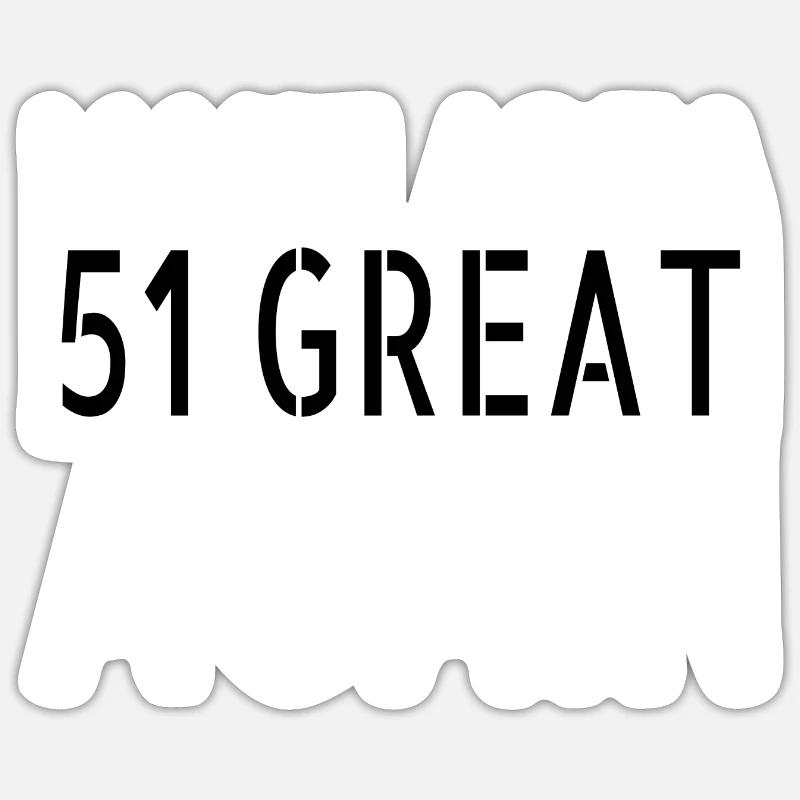 2019 birthday present idea gift statement alien Sticker Größe S (10 x 10 cm)