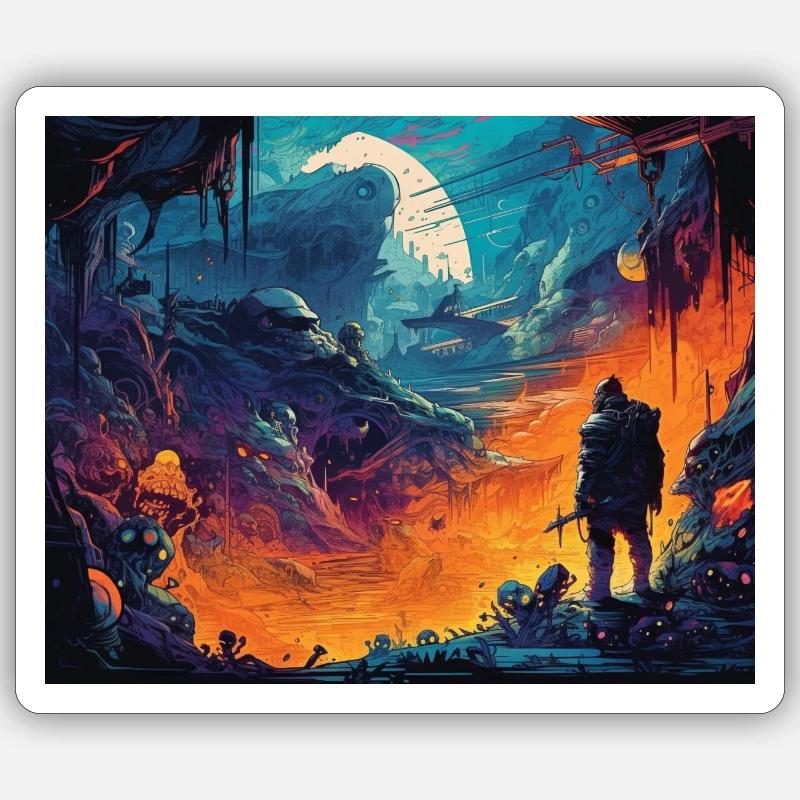 Sticker taille S (10 x 10 cm) - 