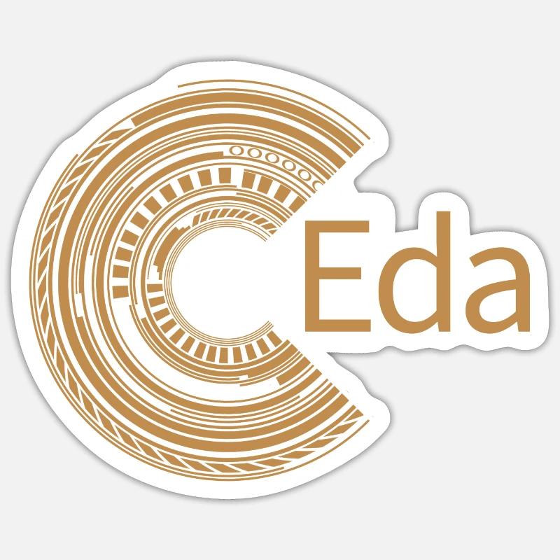 For Eda - Sticker size S (10 x 10 cm) - white matte