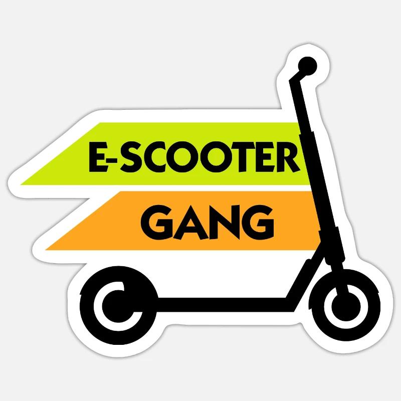 E-Scooter Roller Sticker Größe S (10 x 10 cm)