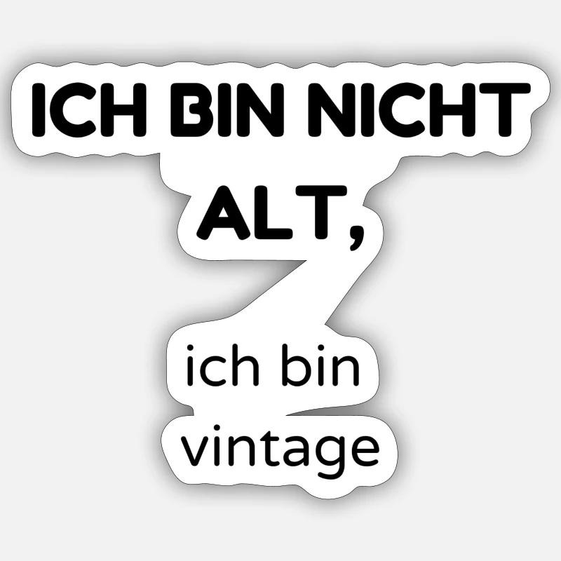 alt Sticker Größe S (10 x 10 cm)