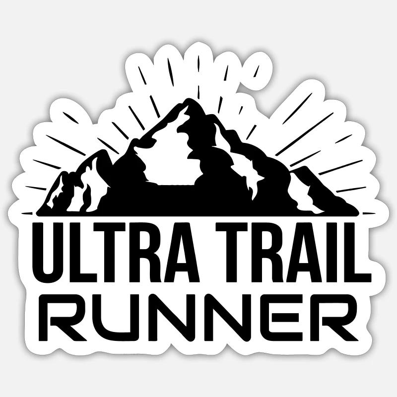 Ultra Trail Sticker taille S (10 x 10 cm)