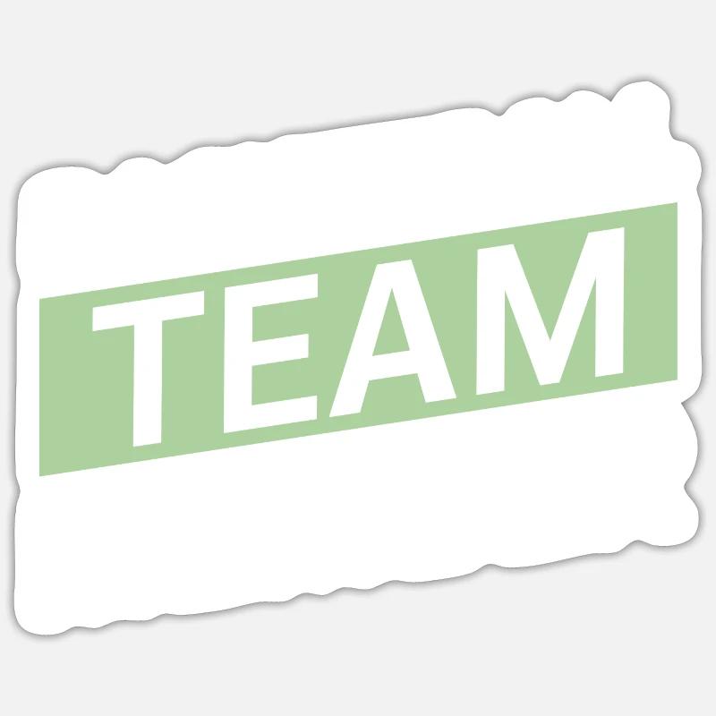 Équipe de basket-ball - Sticker taille S (10 x 10 cm) - blanc mat