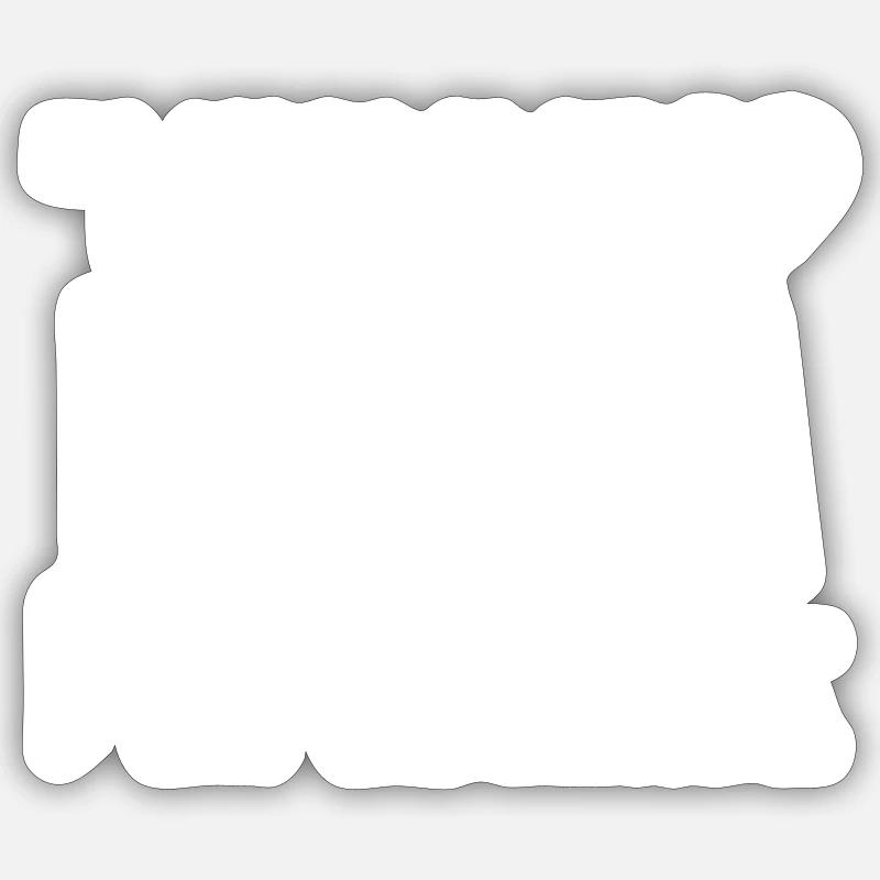 La légende Papa - Sticker taille S (10 x 10 cm) - blanc mat