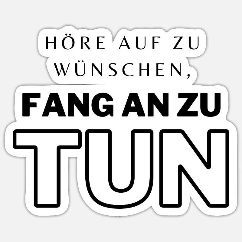 POSITIVE EINSTELLUNG MINDSET Motivation Sticker Größe S (10 x 10 cm)