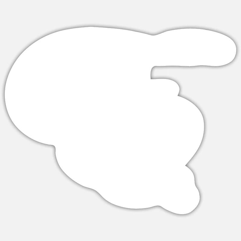 Letter e calligraphy heart - Sticker size S (10 x 10 cm) - white matte