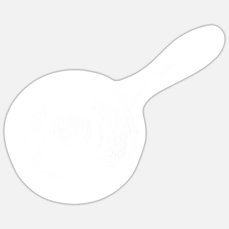 Fried egg pan - Sticker size S (10 x 10 cm) - white matte