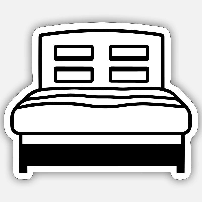 Lit Sticker taille S (10 x 10 cm)