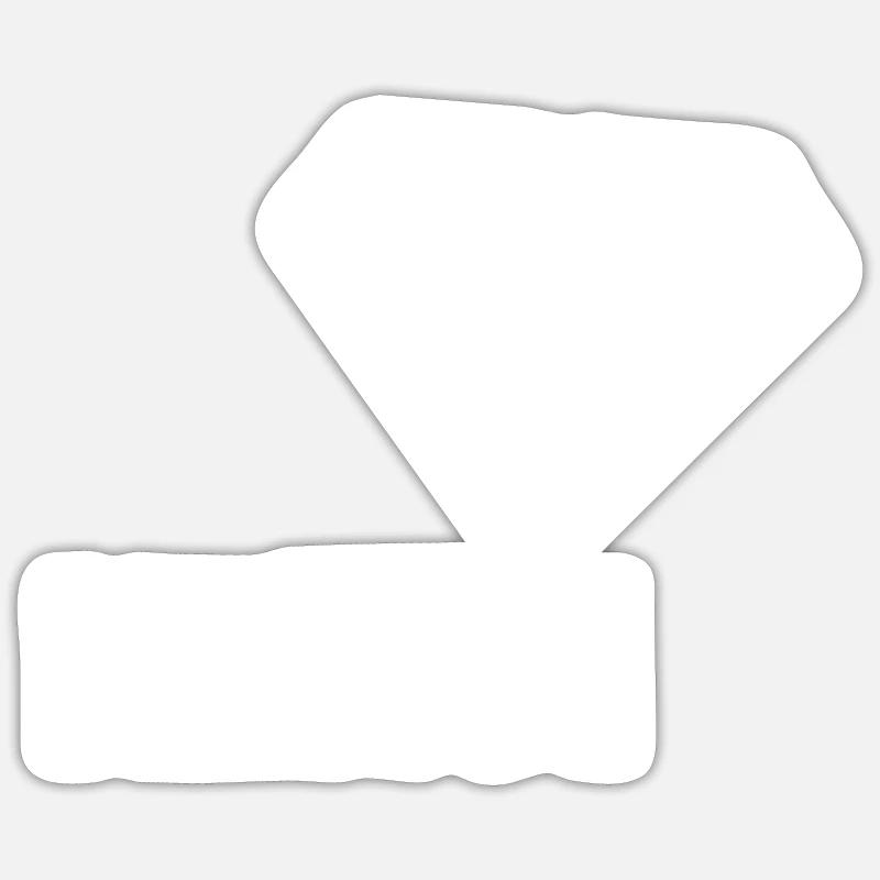 Gift for Kenji - Sticker size S (10 x 10 cm) - white matte