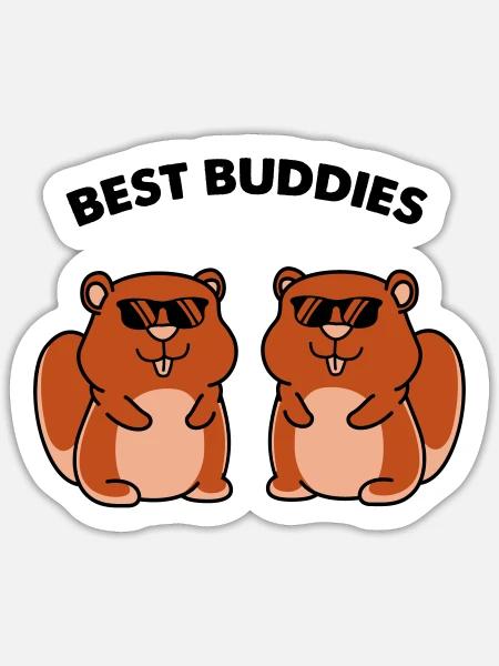  - Sticker size S (10 x 10 cm) - white matte