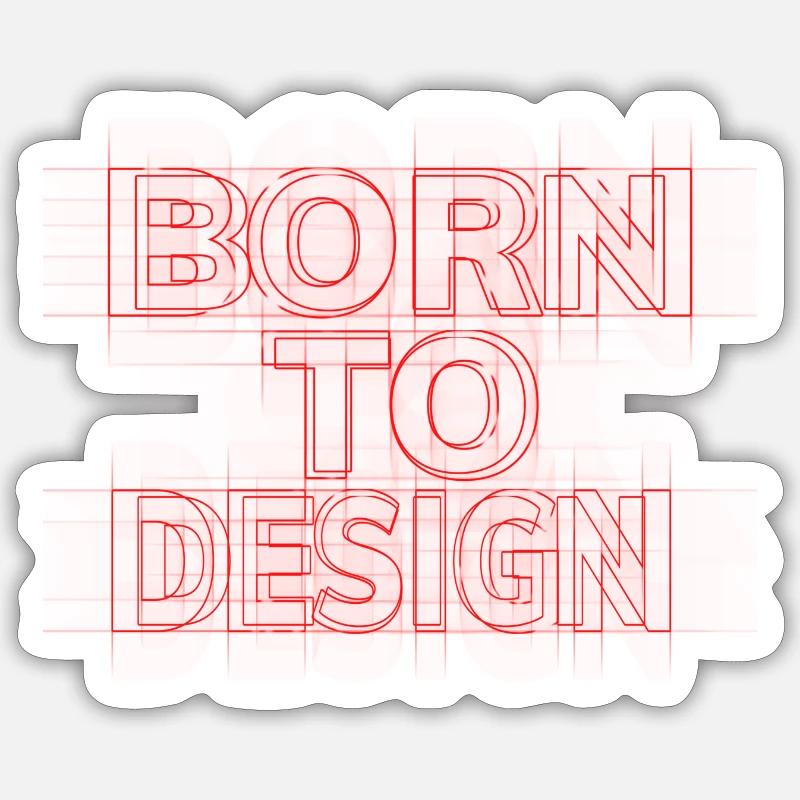 ARCHITECT GIFT IDEA - Sticker Größe S (10 x 10 cm) - Mattweiß