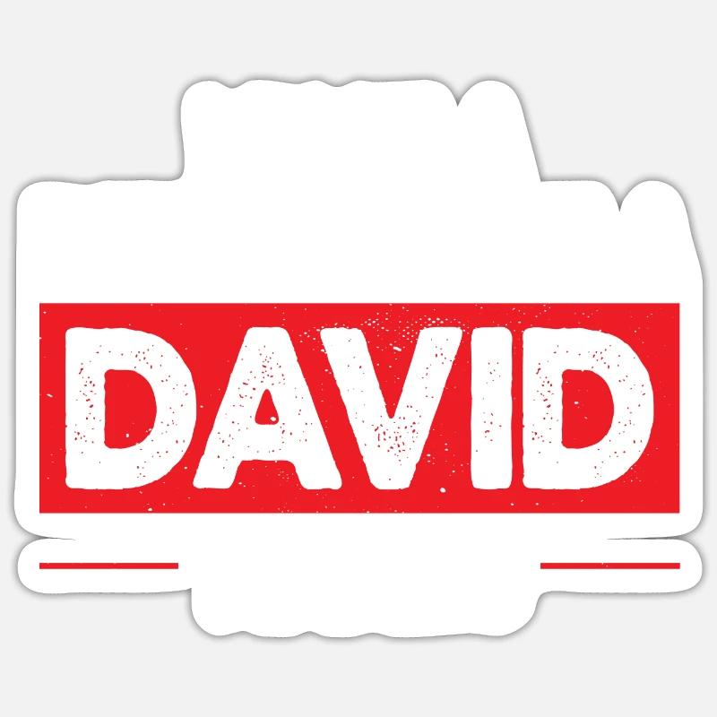 What A Difference A David Makes Sticker size S (10 x 10 cm)