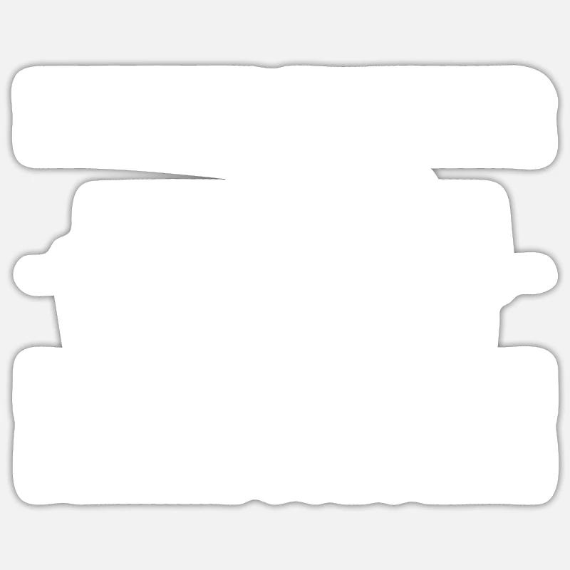 Feuerwehr - Sticker Größe S (10 x 10 cm) - Mattweiß