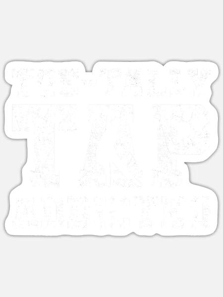 Stepptanz - Sticker Größe S (10 x 10 cm) - Mattweiß