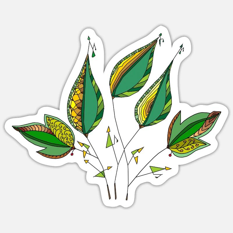 List - Sticker size S (10 x 10 cm) - white matte