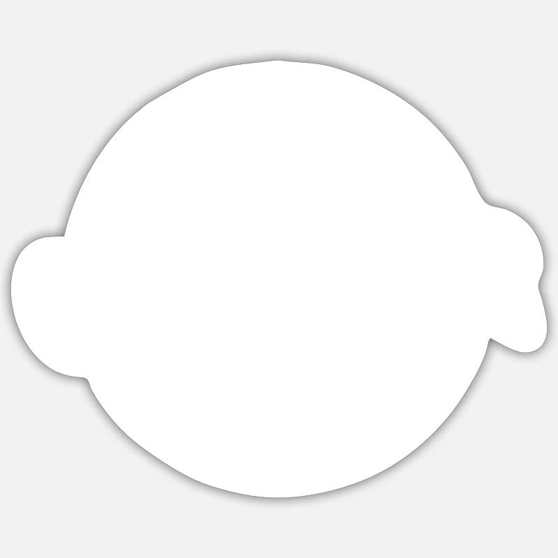 Gift idea Caspar - Sticker size S (10 x 10 cm) - white matte