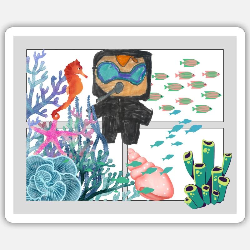 Sticker Größe S (10 x 10 cm) - 