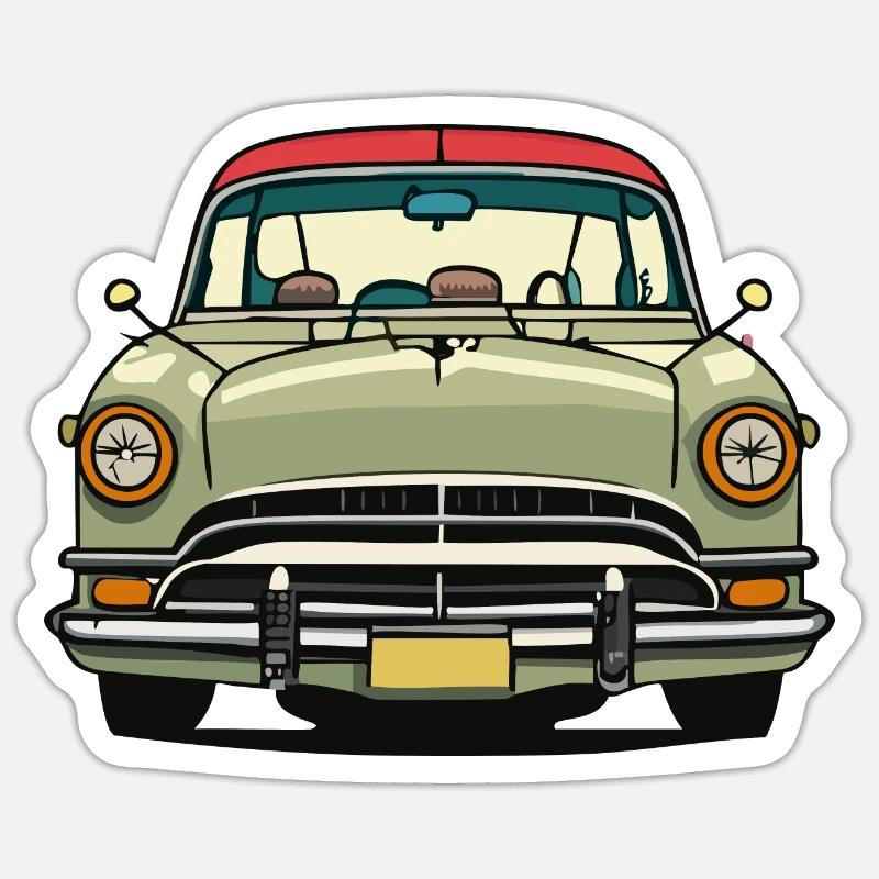 Oldtimer Sticker Größe S (10 x 10 cm)
