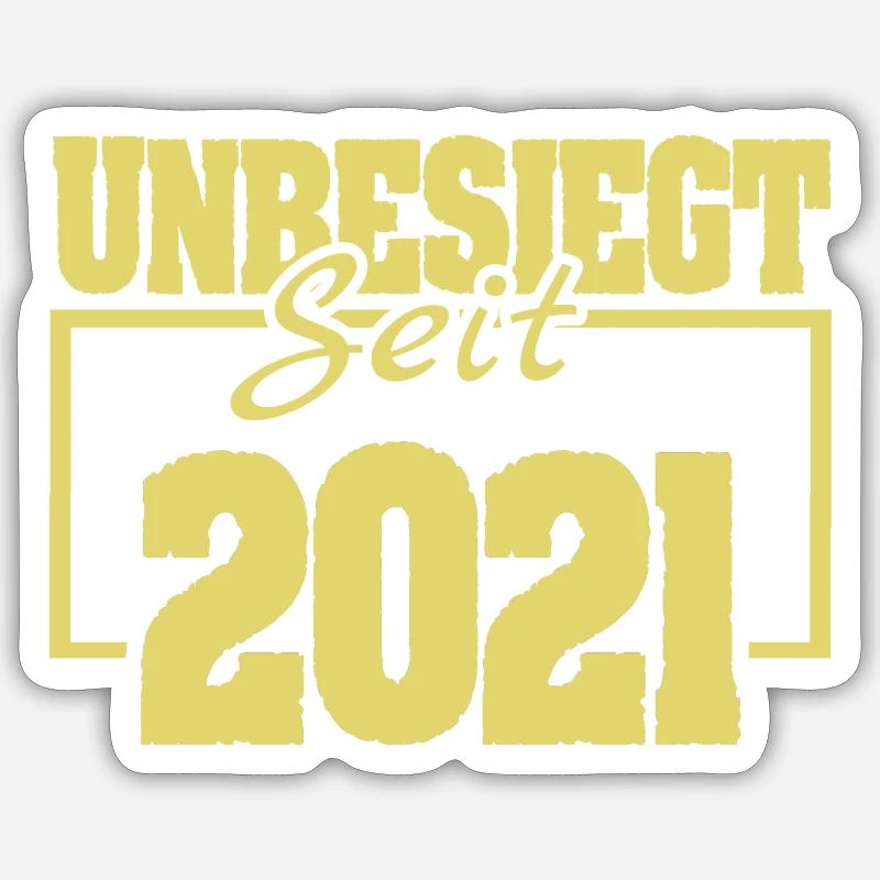 seit 2021 Sticker Größe S (10 x 10 cm)