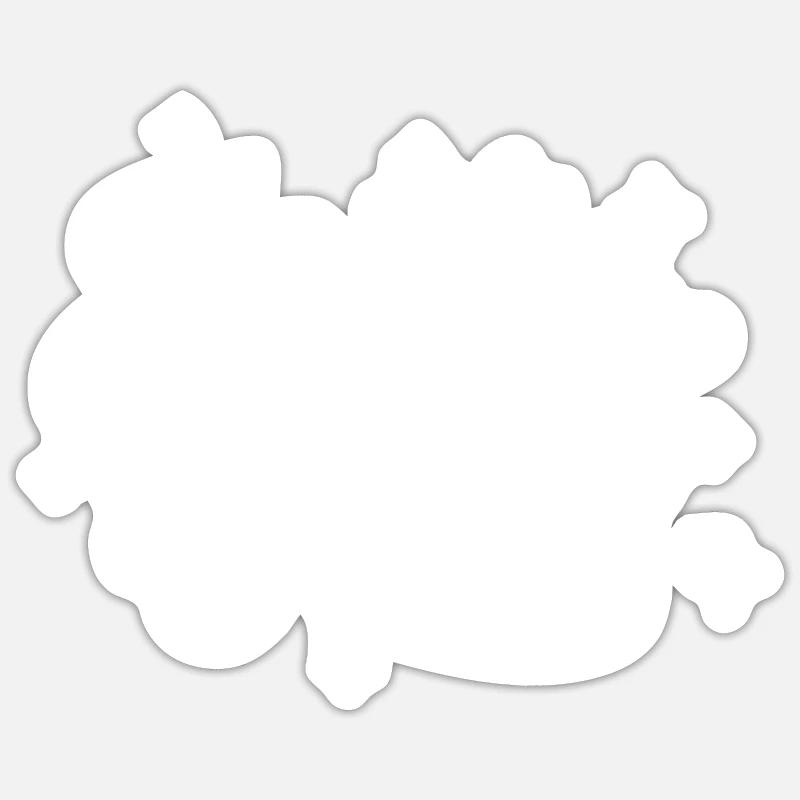 Jour nuit Sticker taille S (10 x 10 cm)