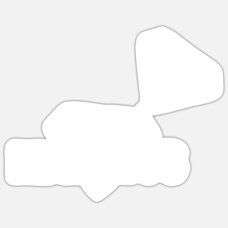 Précieux Marinus - Sticker taille S (10 x 10 cm) - blanc mat