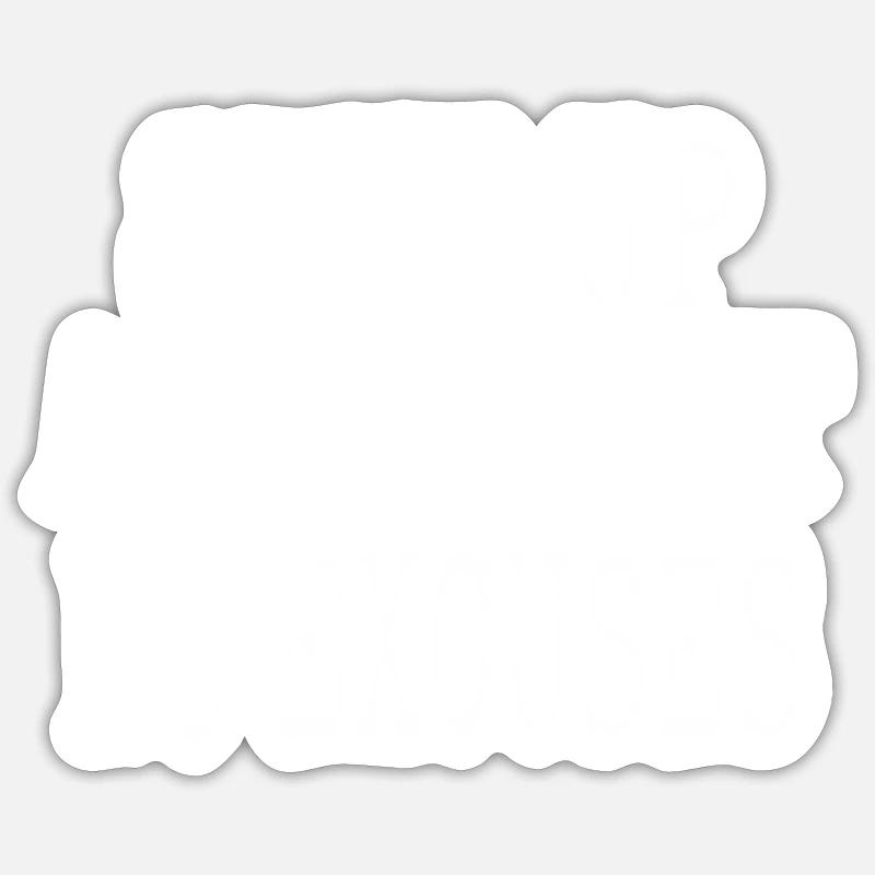 defensive joke statement churrascada winter Sticker Größe S (10 x 10 cm)