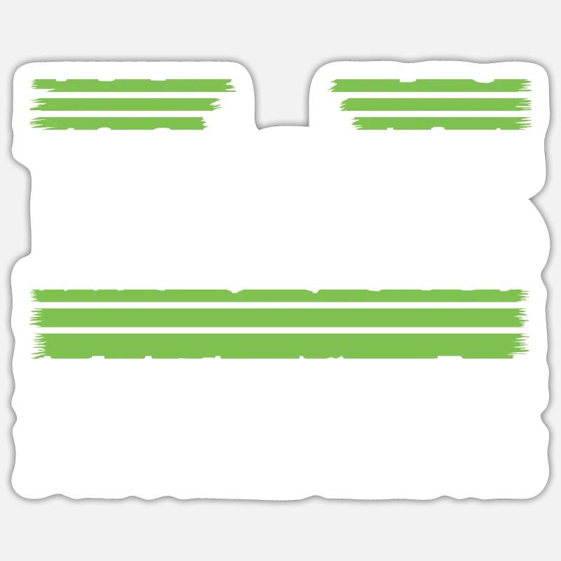 hippy global peace present funky love statement Sticker size S (10 x 10 cm)