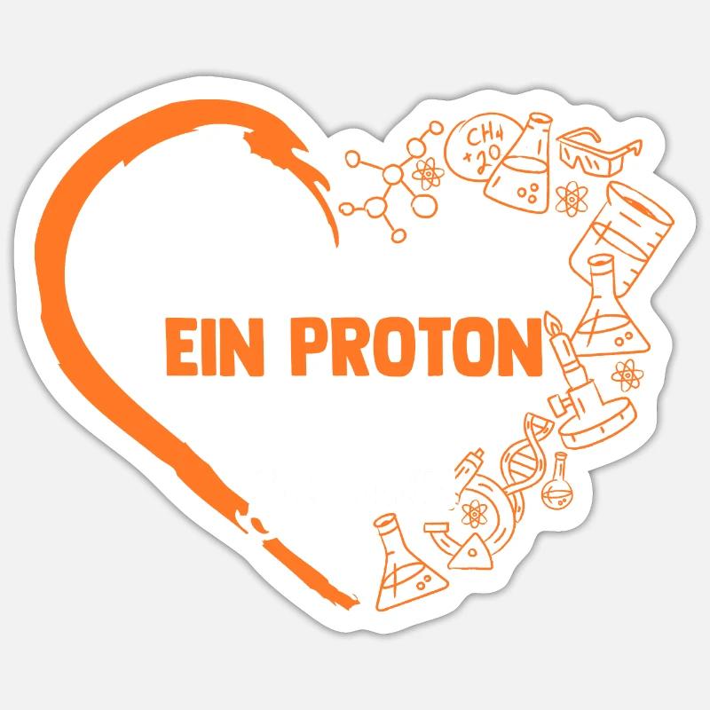 Chemist Science Physics Chemistry - Sticker size S (10 x 10 cm) - white matte