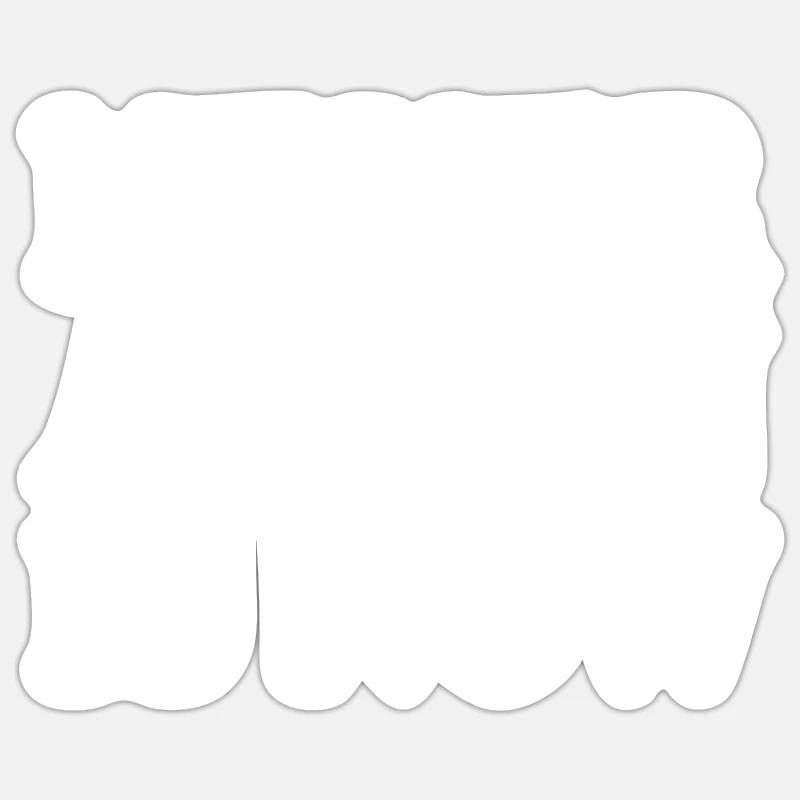 Never again is now - Sticker taille S (10 x 10 cm) - blanc mat
