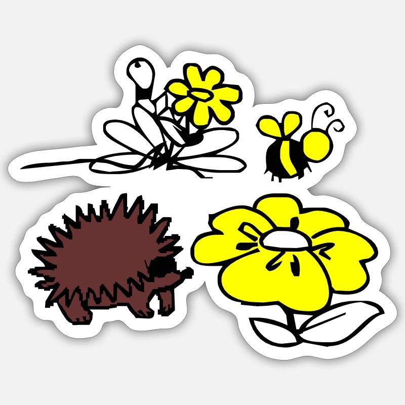 Sticker Größe S (10 x 10 cm) - 