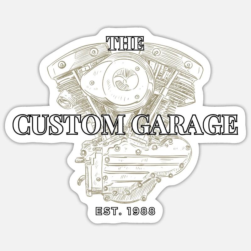 Customization workshop - Sticker size S (10 x 10 cm) - white matte