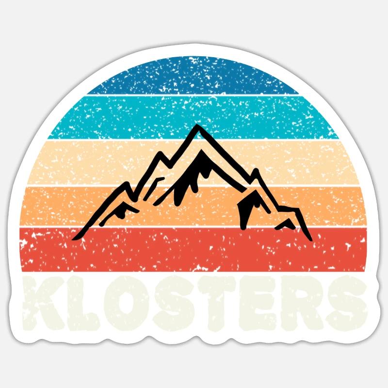 Monastery Sticker size S (10 x 10 cm)