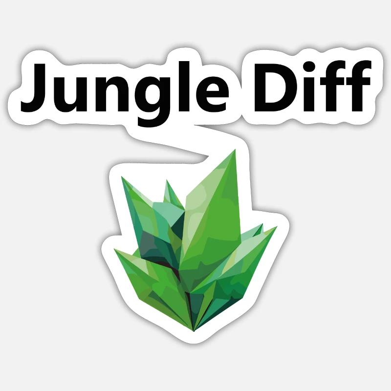 League Legend Jungle Diff Black Sticker size S (10 x 10 cm)