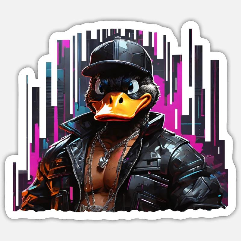 Rapper Sticker Größe S (10 x 10 cm)