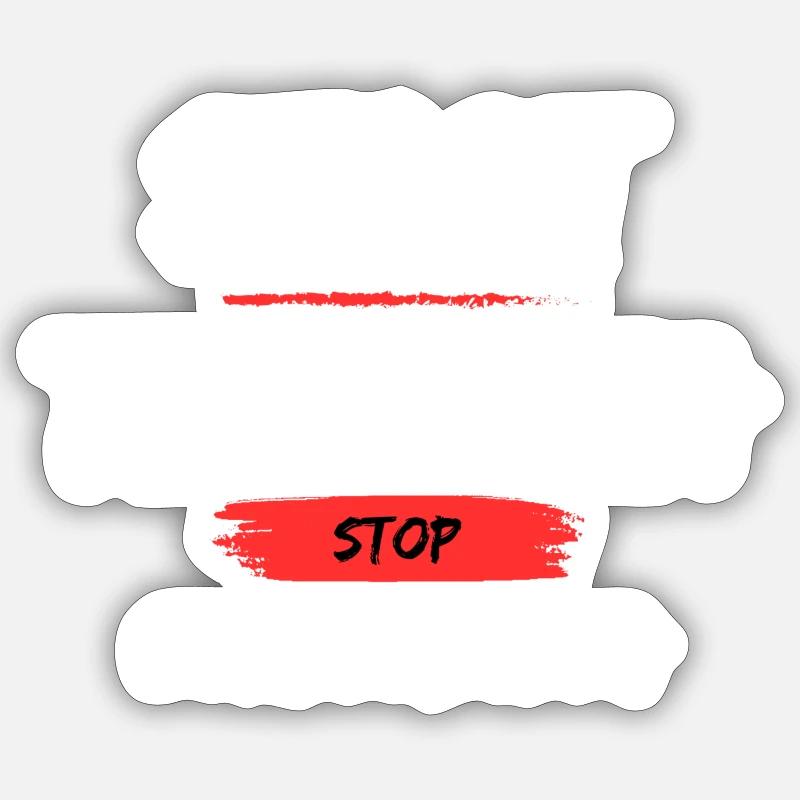 Start Training - Stop Complaining Sticker Größe S (10 x 10 cm)