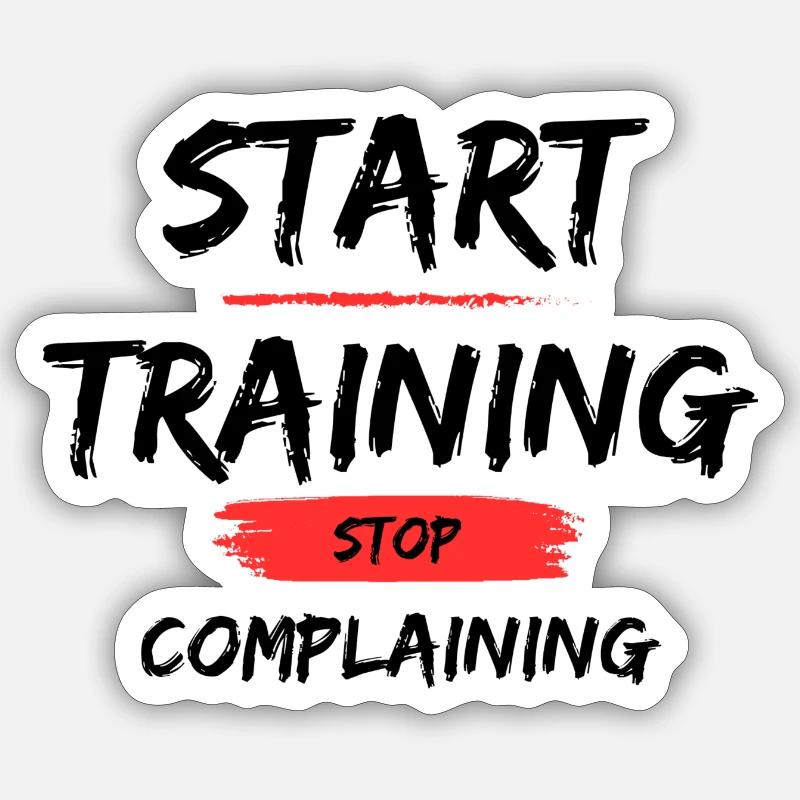 Start Training Sticker Größe S (10 x 10 cm)