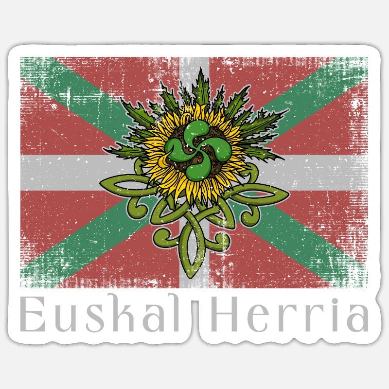 Baskische Sprache Basken Euskal Herria Basco Sticker Größe S (10 x 10 cm)